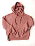 READY-TO-SHIP *NEW* embroidered Mauve Hoodie- multiple sizes