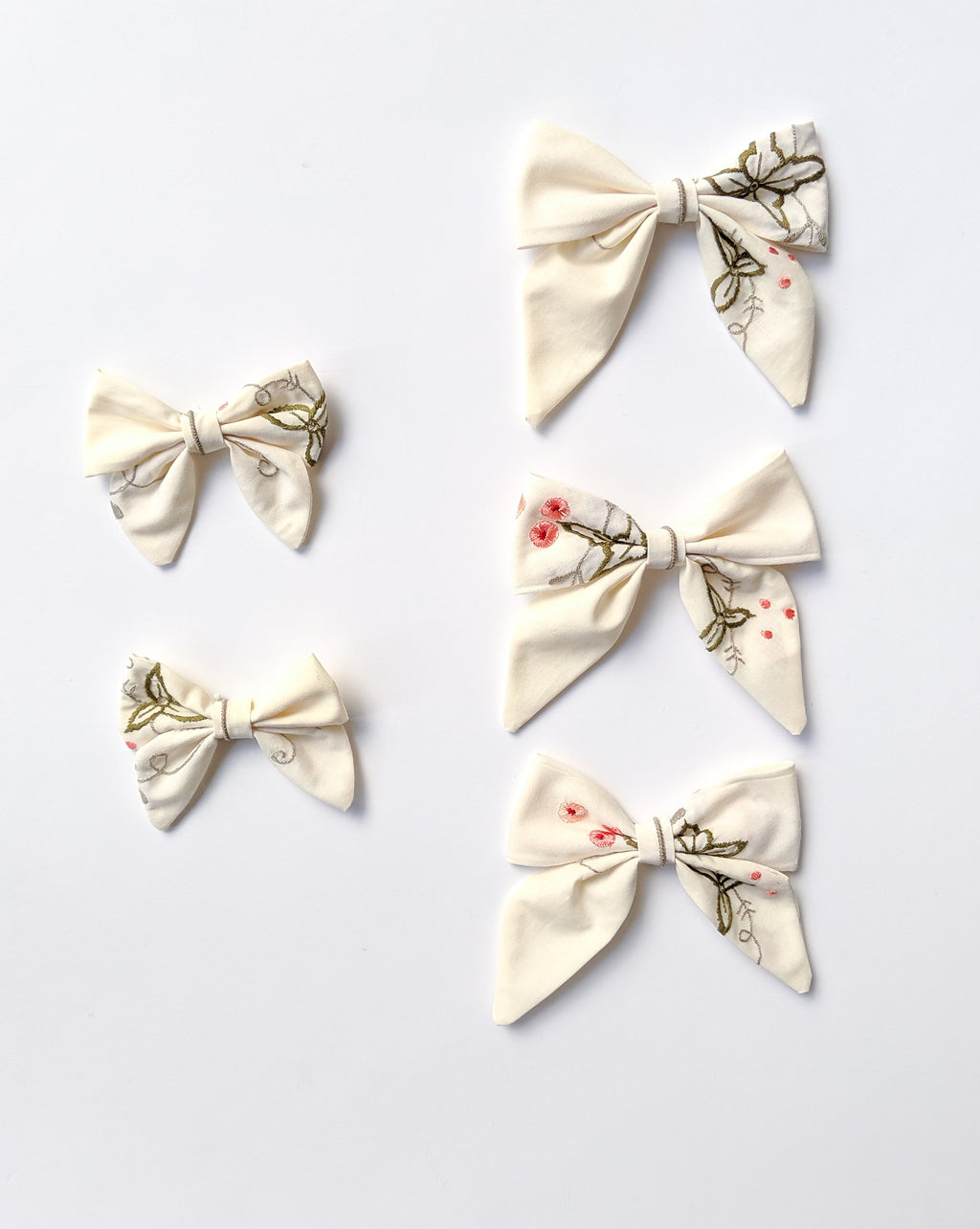 Embroidered Bows