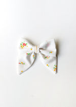 Vintage Floral (non-embroidered) Bow