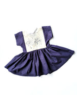 Embroidered Peplum Dress- Size 3/4T