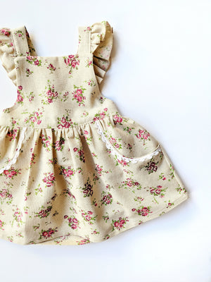Vintage Pinafore Dress- Size 3/4T