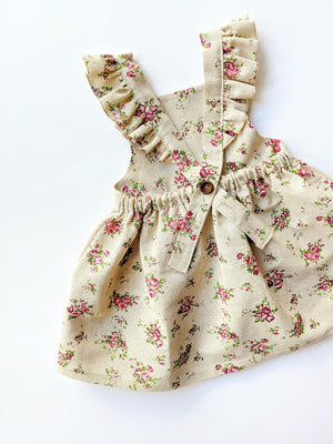 Vintage Pinafore Dress- Size 3/4T
