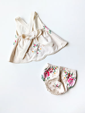 Embroidered Swing Set- Size 9/12 months (previous rental outfit)