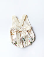 Embroidered Bubble Romper- Size 0/3 months (previous rental outfit)