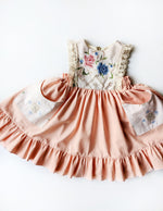 "Cassia" style Embroidered Dress- Size 6T