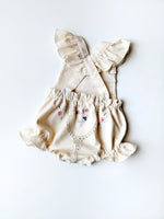 Embroidered Bubble Romper- Size 12/18 Months