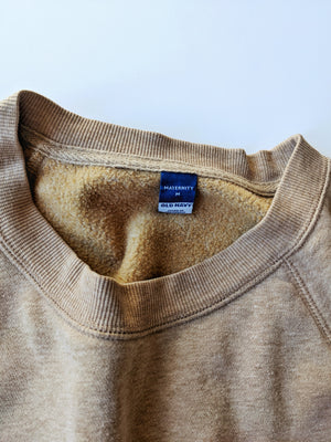 *UPCYCLED* embroidered sweatshirt- Size Medium
