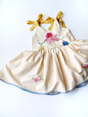 "Freesia" style Skirted Romper - Size 3T + made-to-order slot!