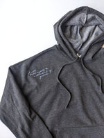 READY-TO-SHIP *NEW* embroidered Dark Gray Hoodie- multiple sizes