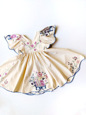 "Primrose" style Embroidered Dress- Size 5T