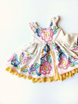 Embroidered "Zinnia" style Dress- Size 4T