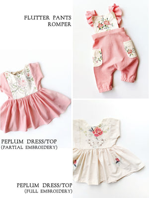 "Sofia" Made-to-Order Embroidered Outfit